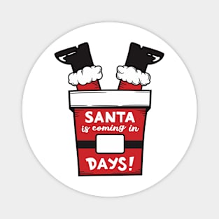 Santa Countdown Magnet